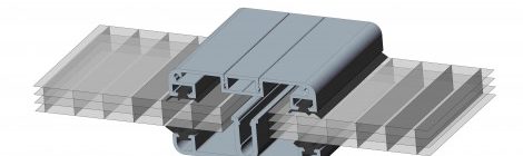Преимущества использование алюминиевого профиля при монтаже поликарбоната
