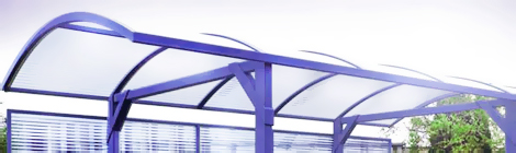 Навесы и козырьки из поликарбоната