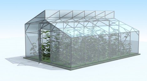 Арочная теплица Митлайндера из поликарбоната