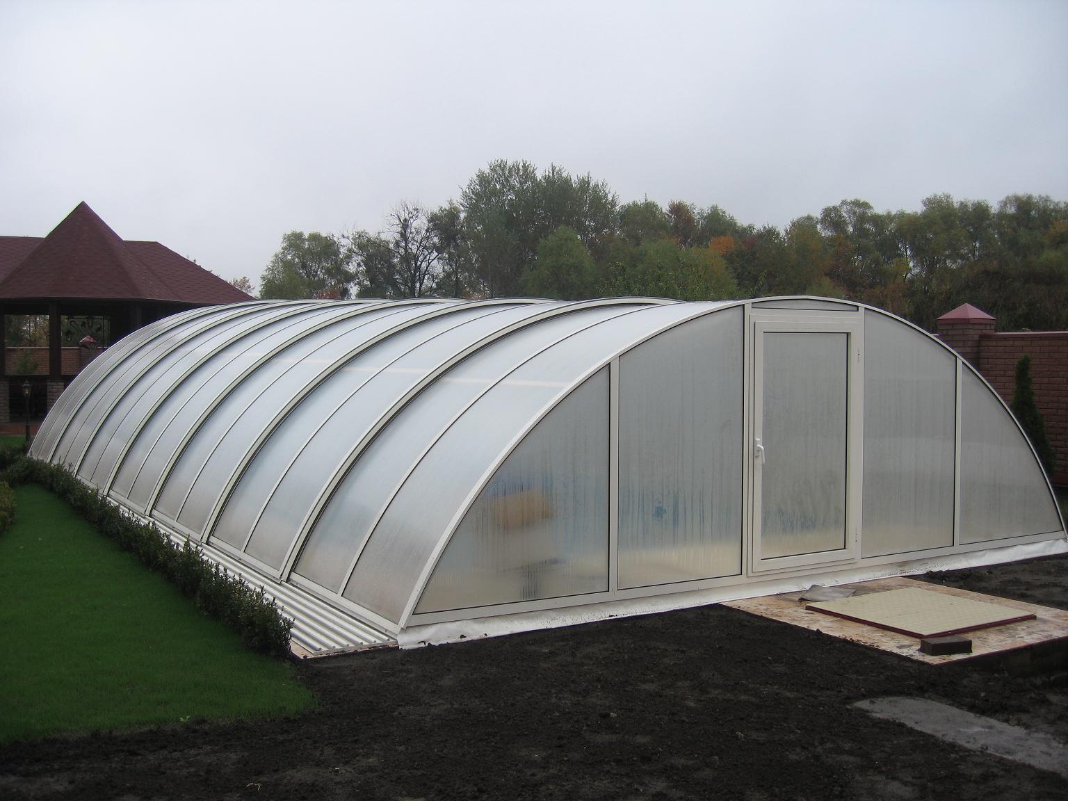 Купить павильон для бассейна или навес для бассейна из поликарбоната