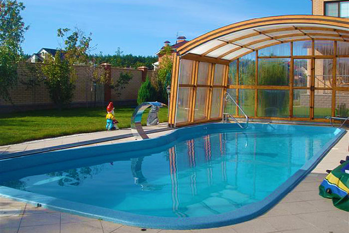 Купить павильон для бассейна или навес для бассейна из поликарбоната