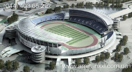 Применение сотового поликарбоната в строительстве. Накрытие крыши стадиона поликарбонатом.