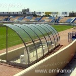 Применение монолитного поликарбоната в строительстве. Применение в навесах.