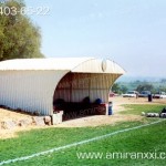 Применение профилированого поликарбоната в строительстве. Ангар из поликарбоната.