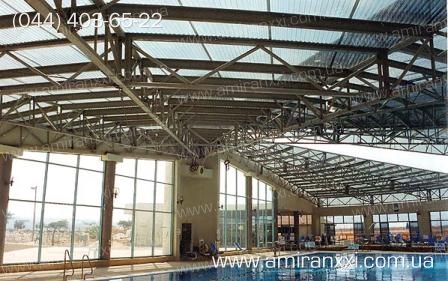 Применение профилированного поликарбоната в строительстве. Крыша из поликарбоната.