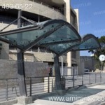 Применение сотового поликарбоната в строительстве. Остановка из поликарбоната.