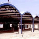 Применение монолитного поликарбоната в строительстве. Навес из поликарбоната.