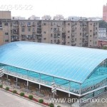 Применение монолитного поликарбоната в строительстве. Накрытие бассейна из поликарбоната.