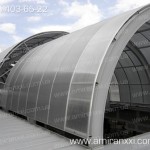 Применение поликарбоната в строительстве. Сотовый поликарбонат. Переход. Накрытие.