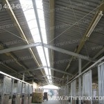 Применение профилированный поликарбоната в строительстве. Стойло для лошадей из поликарбоната.