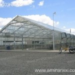 Применение профилированный поликарбоната в строительстве. Навес из поликарбоната.