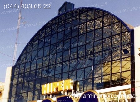 Применение монолитный поликарбоната в строительстве. Вокзал из поликарбоната.