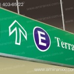 Применение монолитный поликарбоната в строительстве. Поликарбонат в рекламе.